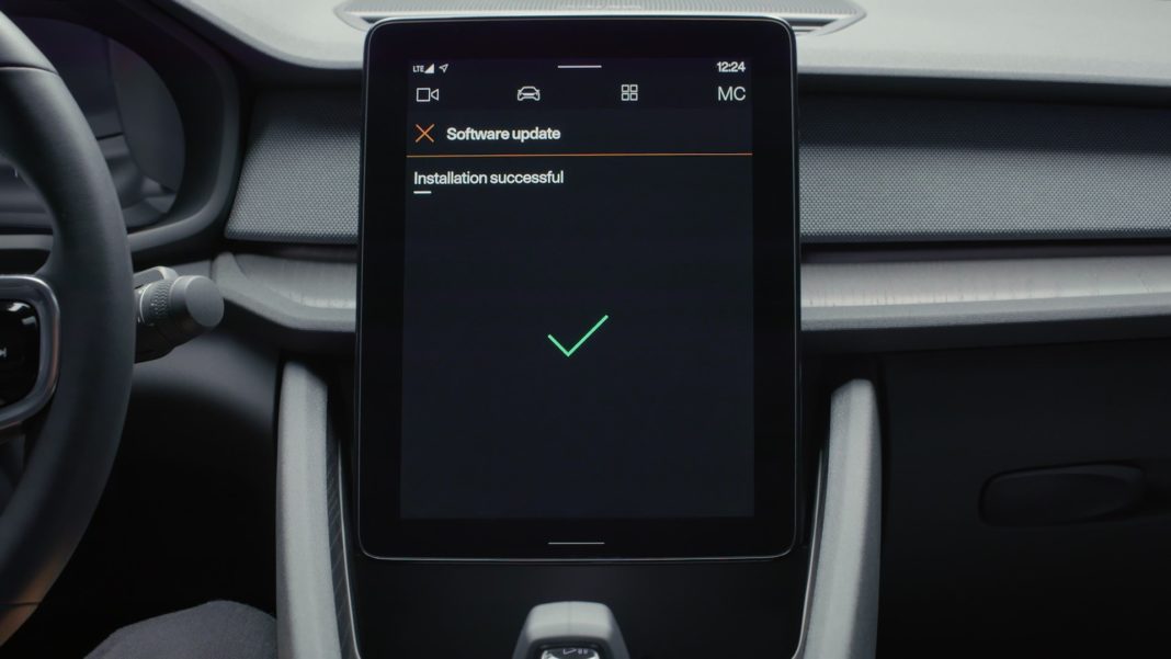  Polestar 2 has just been upgraded to Android R